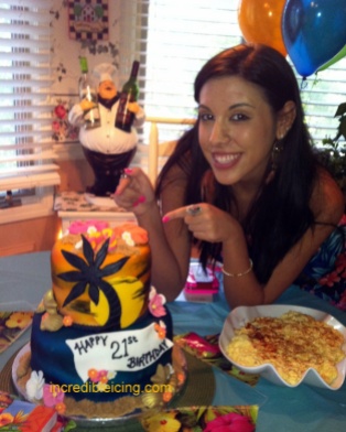 #137- Jen rocking her Hawaii Cake